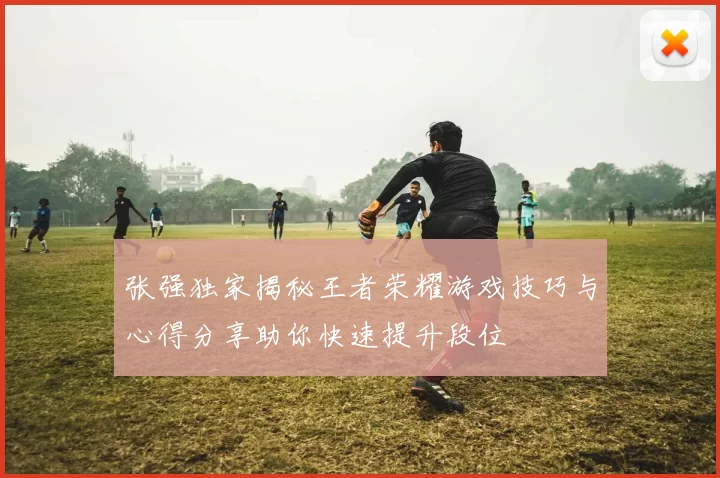 张强独家揭秘王者荣耀游戏技巧与心得分享助你快速提升段位