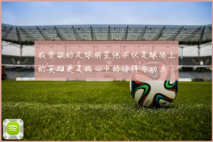 我崇敬的足球明星他不仅是球场上的英雄更是我心中的榜样与动力