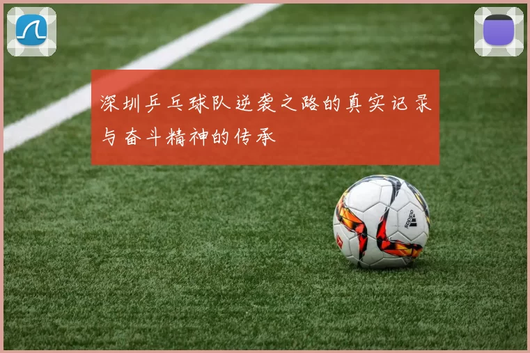 深圳乒乓球队逆袭之路的真实记录与奋斗精神的传承