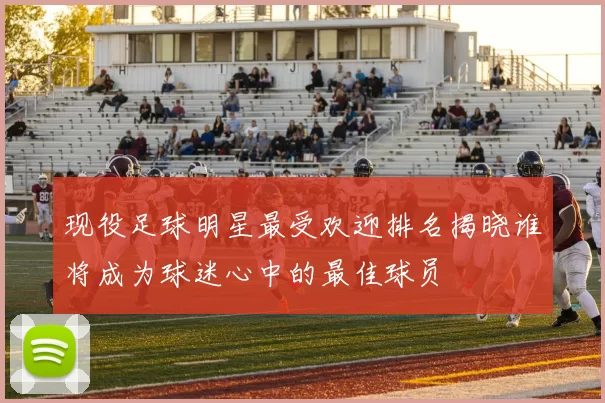 现役足球明星最受欢迎排名揭晓谁将成为球迷心中的最佳球员